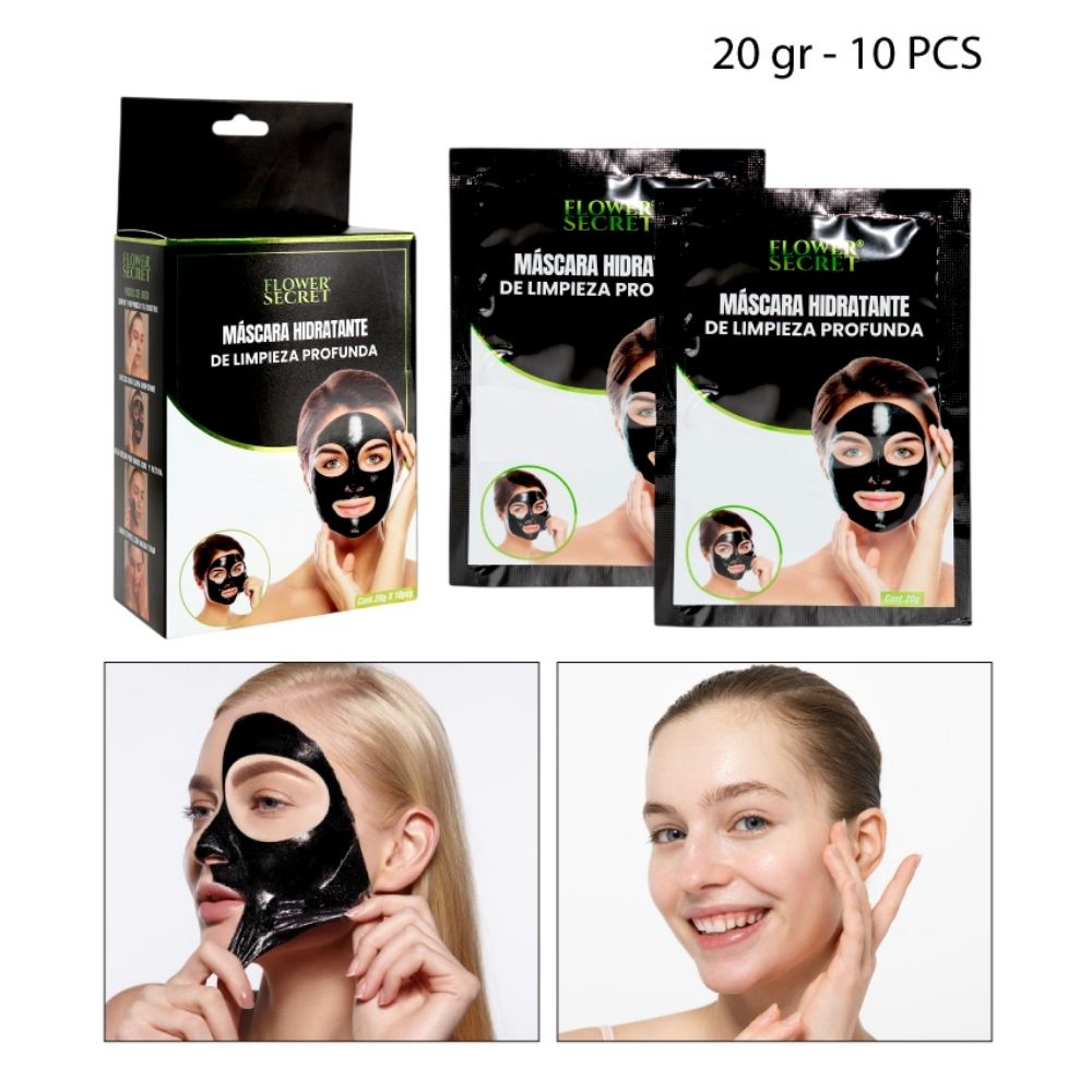 MASCARILLAS DE LIMPIEZA PROFUNDA SET DE 10 - 20GR