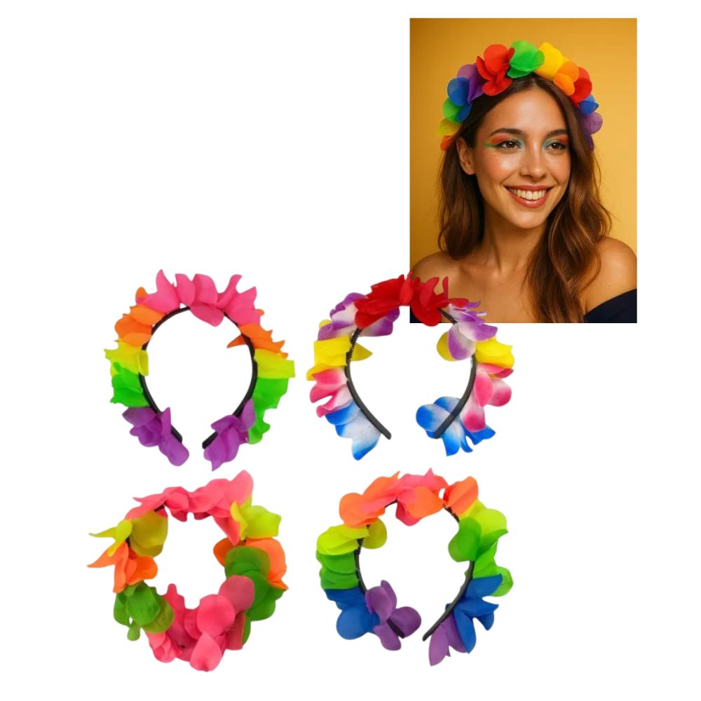 VINCHA FLOR MULTICOLOR