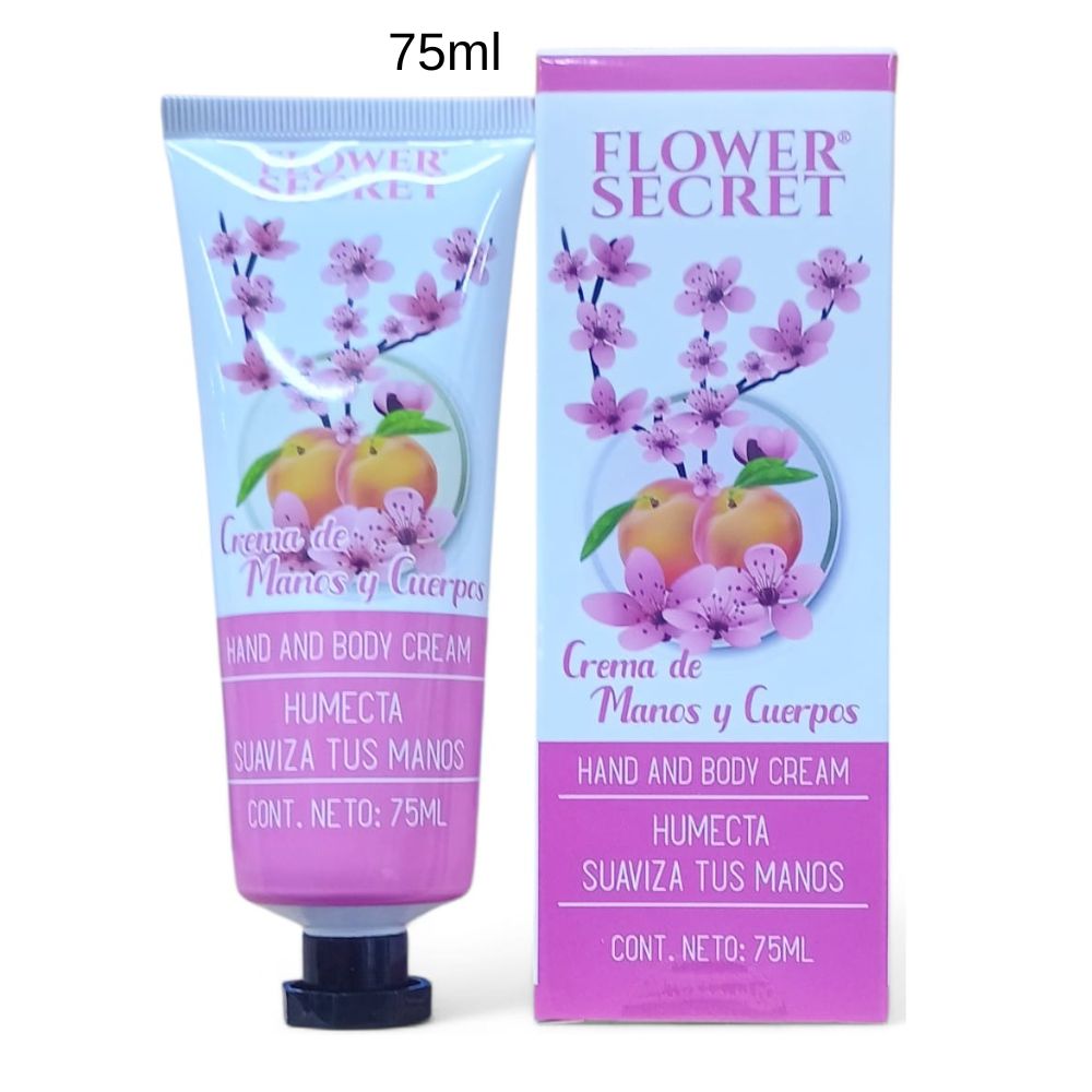 CREMA DE MANOS Y CUERPO AROMA DURAZNO 75ML