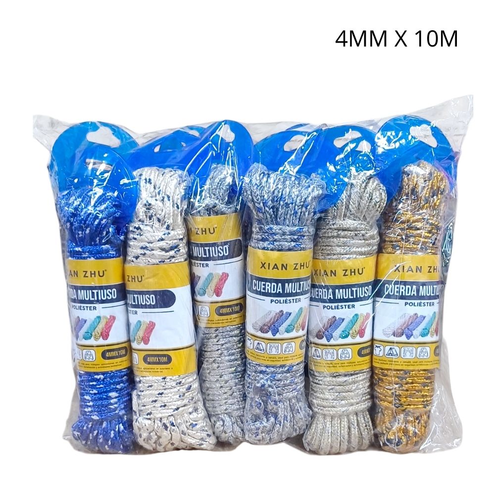 CUERDA MULTIUSO DE POLIÉSTER 4MM X 10M