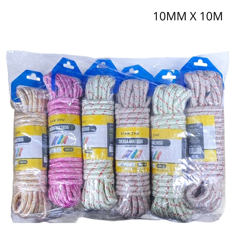 CUERDA MULTIUSO DE POLIÉSTER 10MM X 10M
