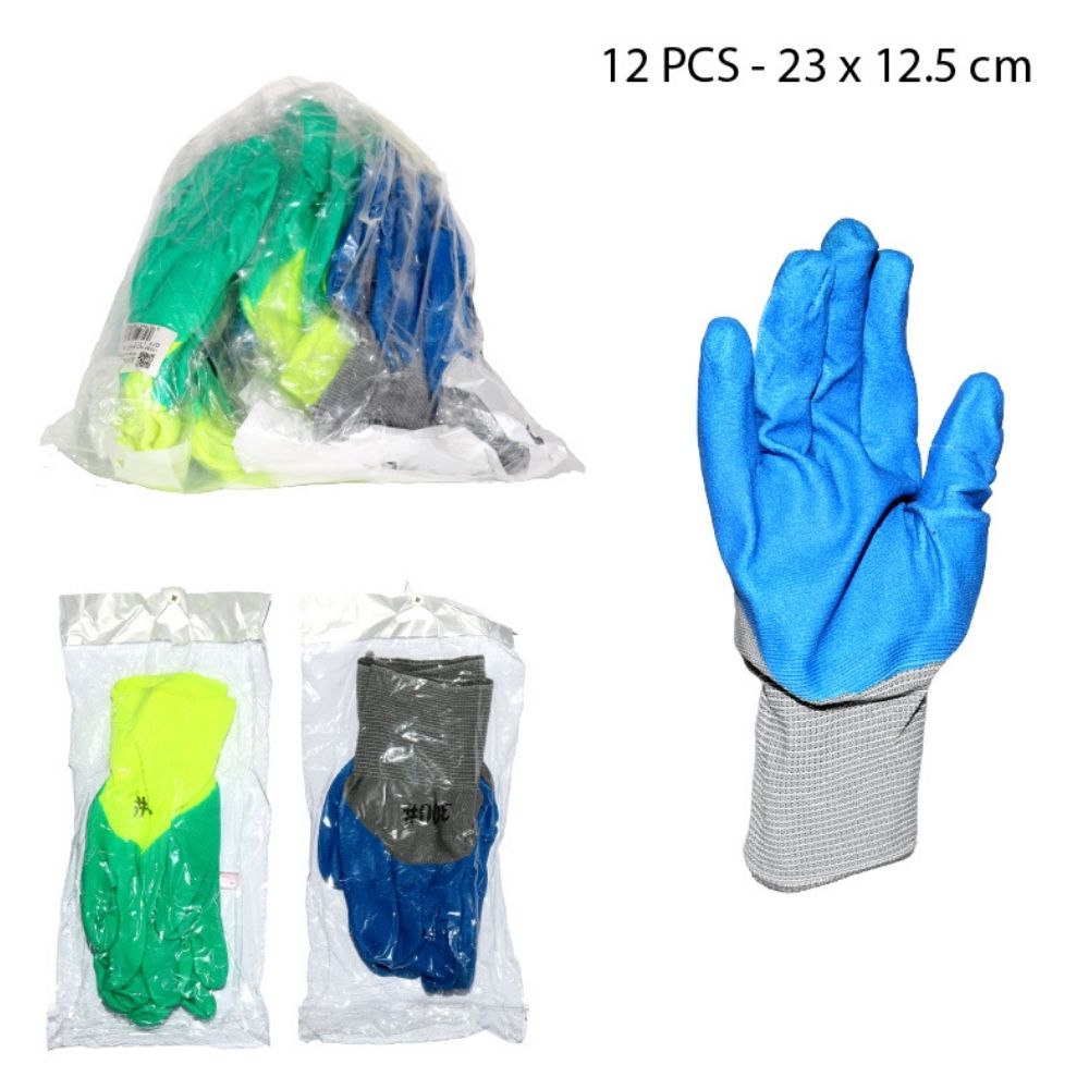 GUANTES DE CAUCHO MEDIA COBERTURA MULTIUSO 23X12.5CM