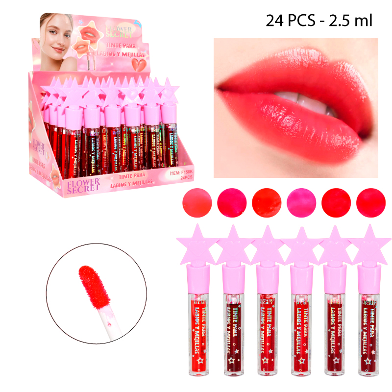 LABIOS Y MEJILLAS LÍQUIDO  EFECTO TINTA 2.5ML