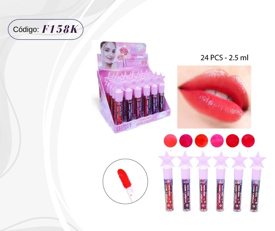 LABIOS Y MEJILLAS LÍQUIDO EFECTO TINTA 2.5ML