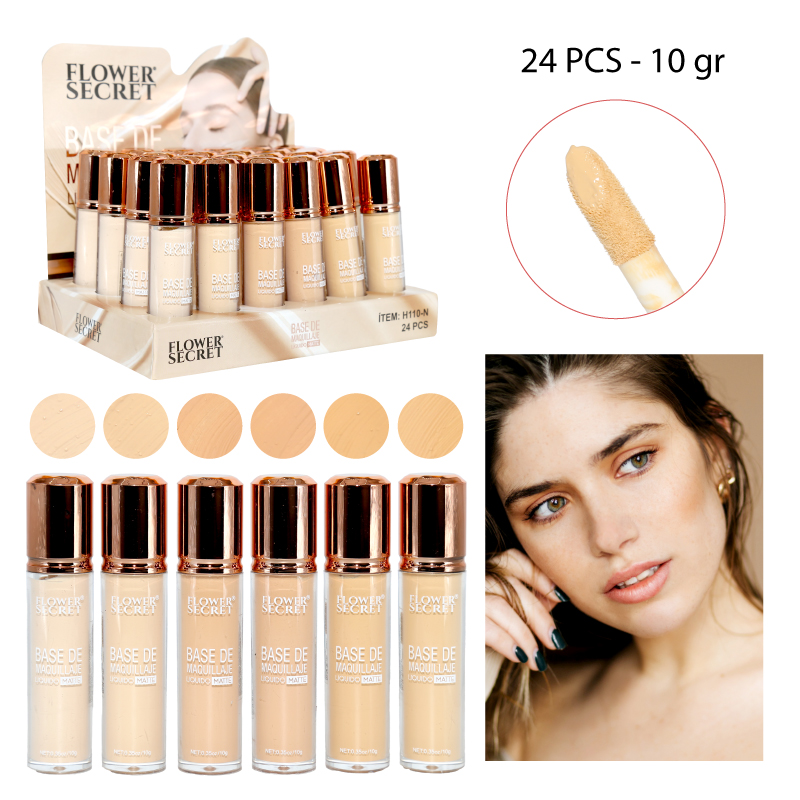 BASE DE MAQUILLAJE LIQUIDO EFECTO MATE 10GR