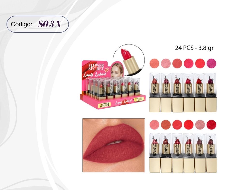 LABIAL EN BARRA EFECTO MATTE 3.8GR