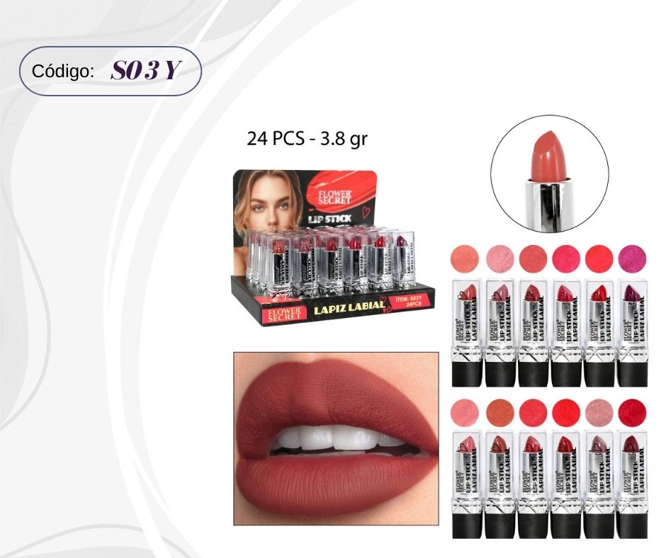 LABIAL EN BARRA EFECTO MATTE 3.8GR