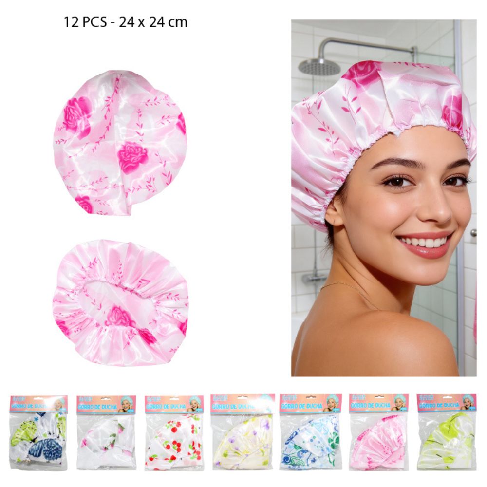 GORRO DE DUCHA 1PCS - 24X24CM