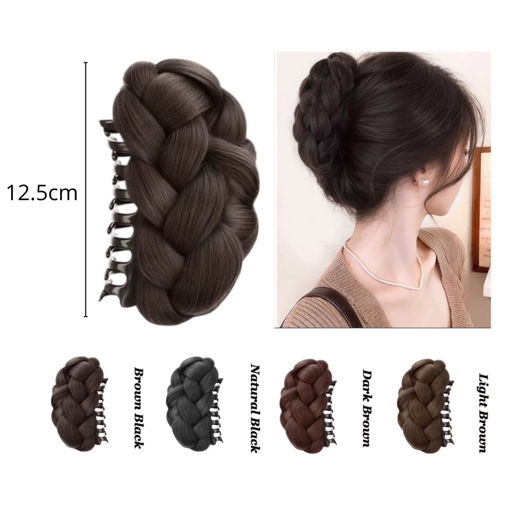 GANCHO PARA EL CABELLO DE PELO SINTÉTICO - TRENZA 12.5CM