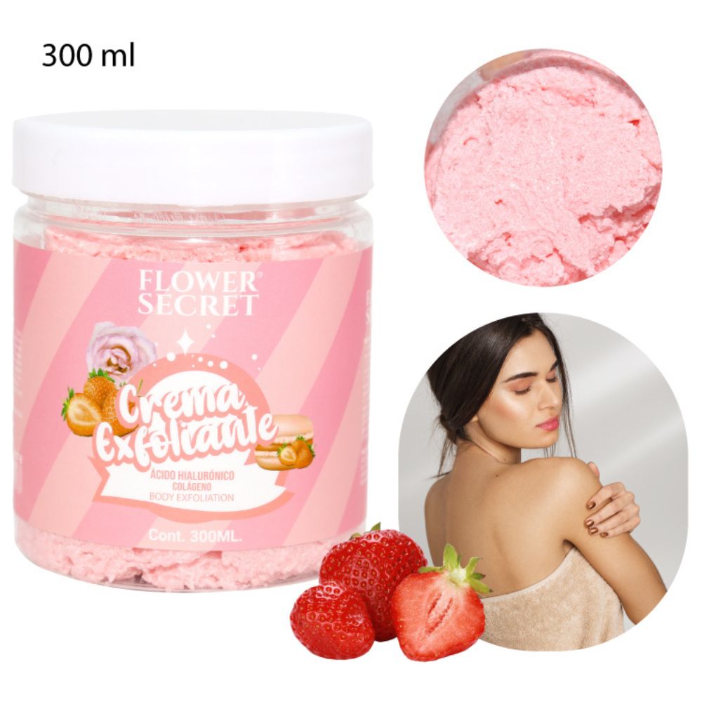 CREMA EXFOLIANTE DE HELADO - FRESA 300ML