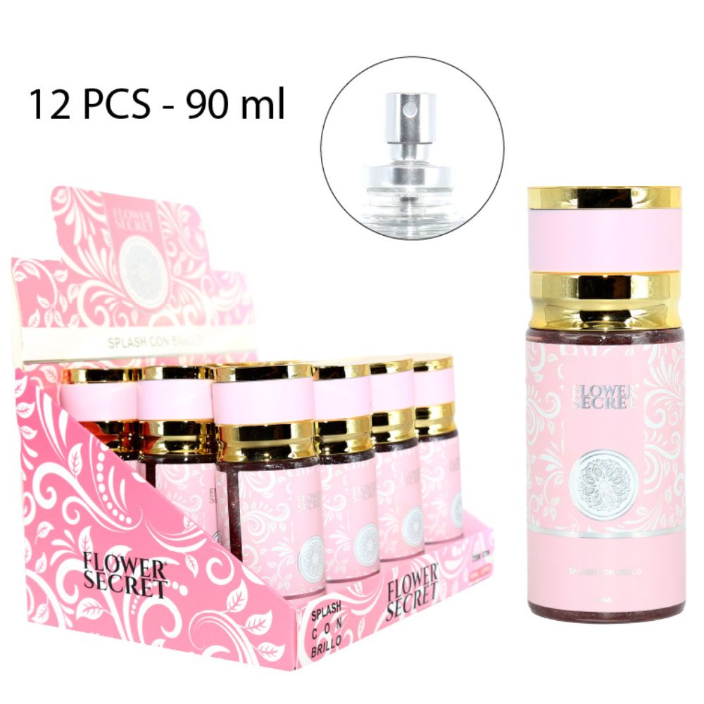 PERFUME MUJER SPLASH CON BRILLO 90ML