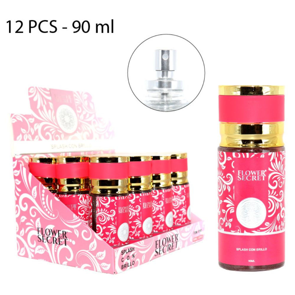 PERFUME MUJER SPLASH CON BRILLO 90ML