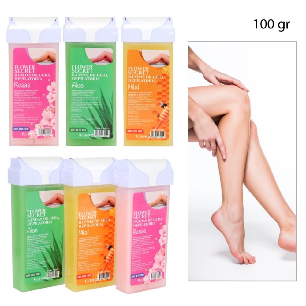 CARTUCHOS DE CERA DEPILATORIA 100gr