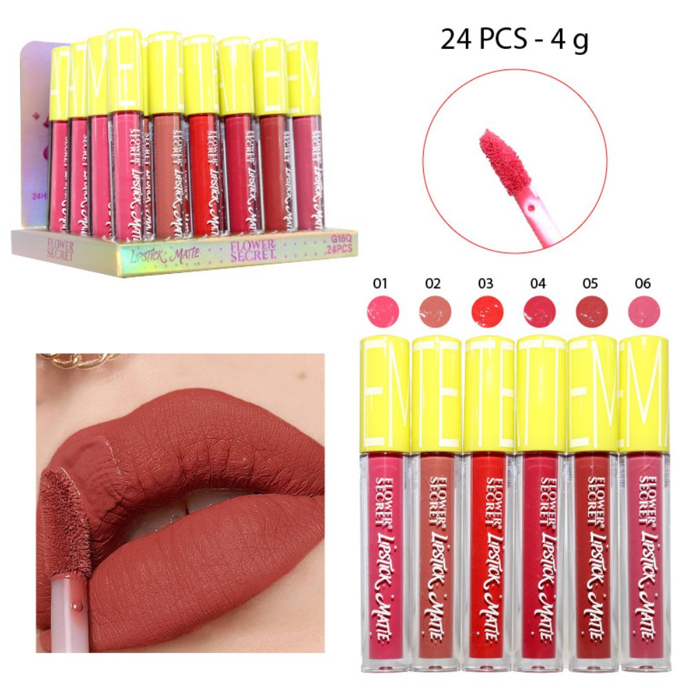 LABIAL MATTE 6 TONALIDADES 4G