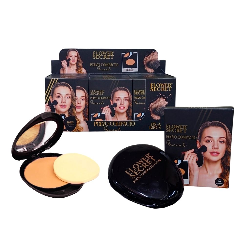POLVO COMPACTO CON  esponja facial 14g