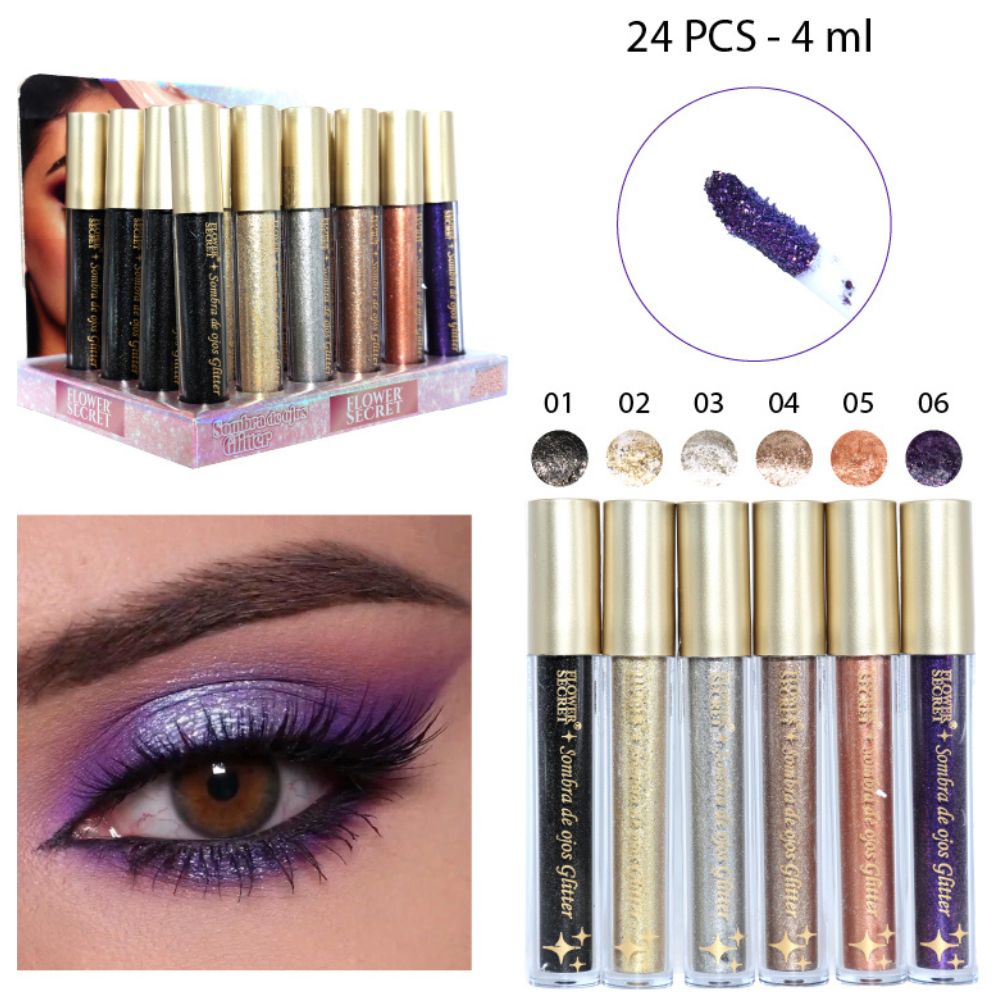 SOMBRA DE OJOS LÍQUIDA GLITTER 4ML