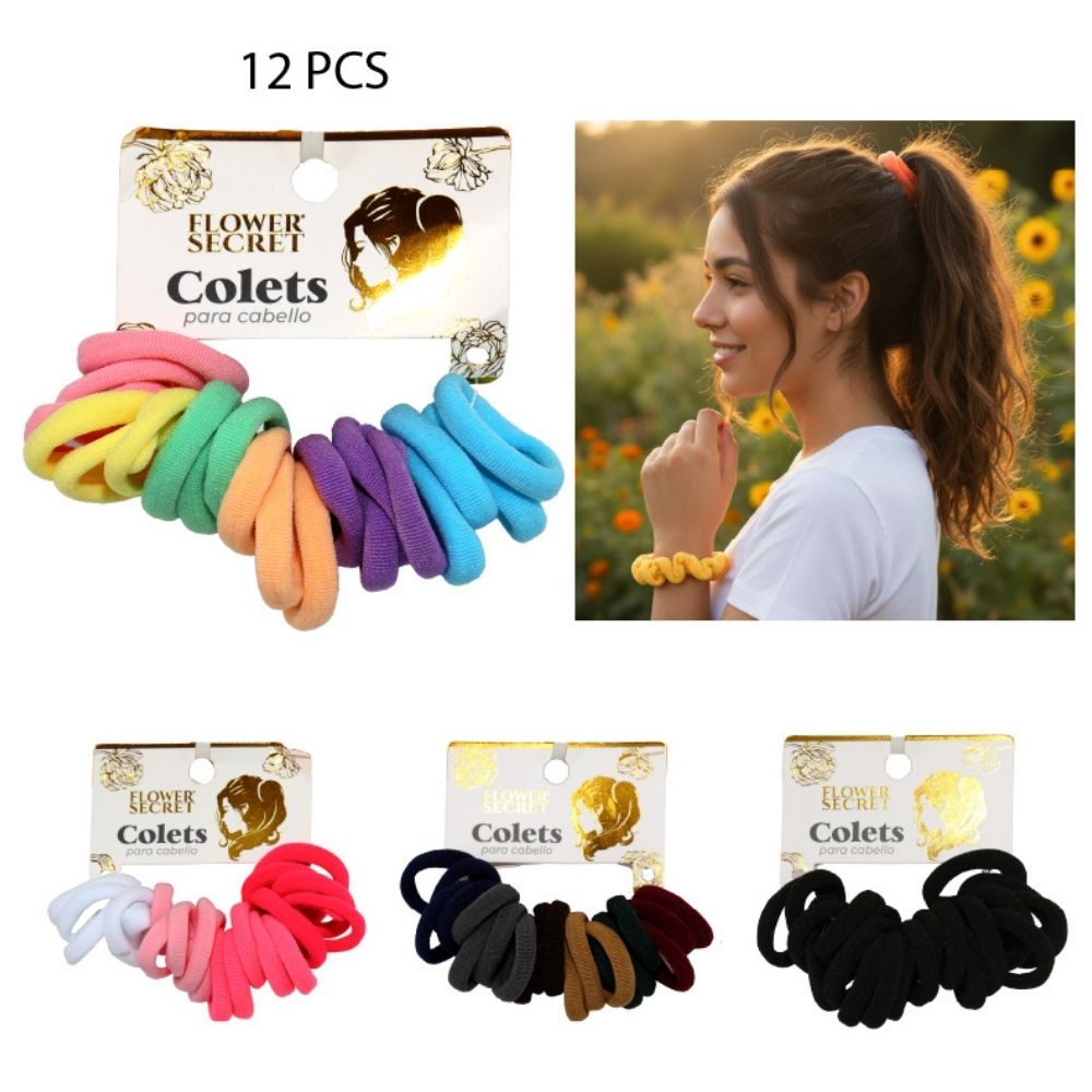 COLETS PARA EL CABELLO 12PCS