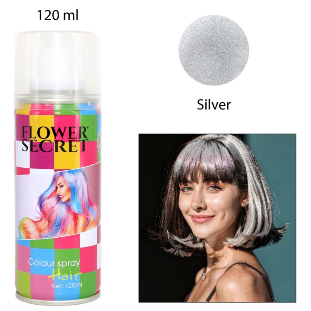 TINTURA CAPILAR SPRAY LAVABLE - COLOR GRIS 120ML