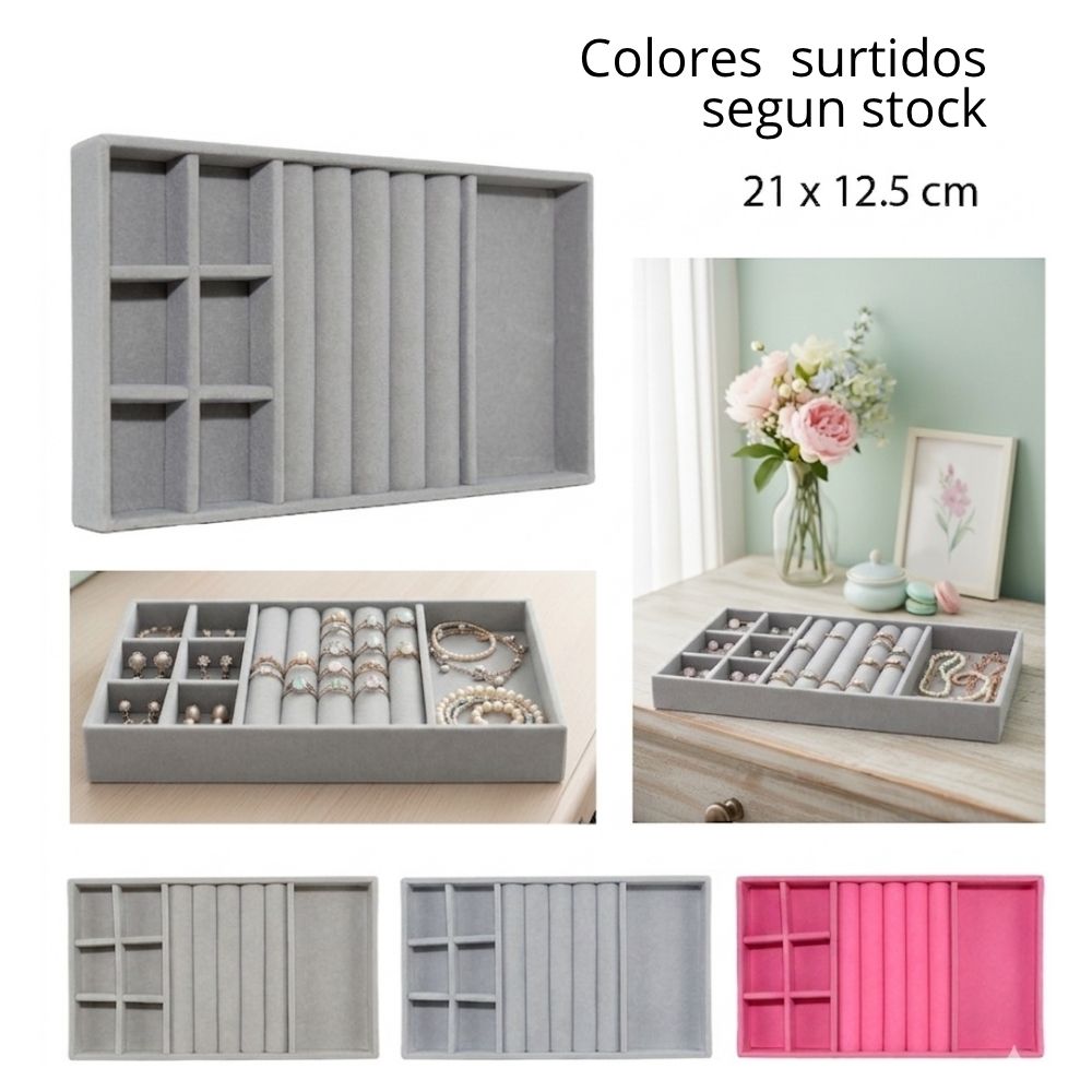 CAJA ORGANIZADORA PARA JOYAS 21X12.5CM
