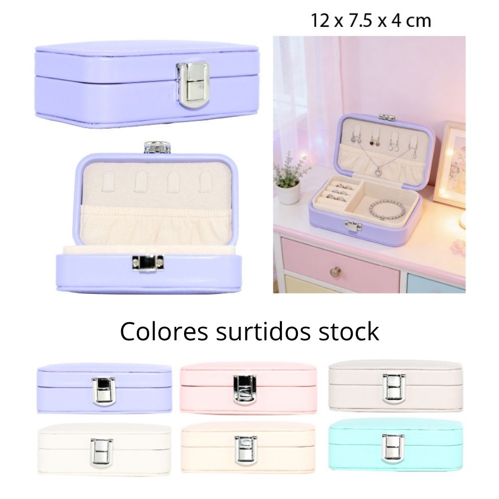CAJA ORGANIZADORA PARA JOYAS PEQUEÑA 12X7.5X4CM