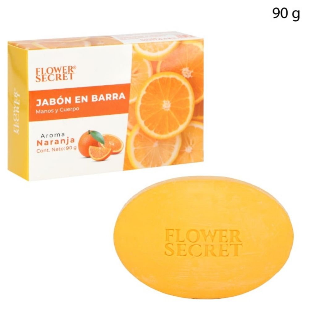 JABÓN EN BARRA AROMA NARANJA 90G