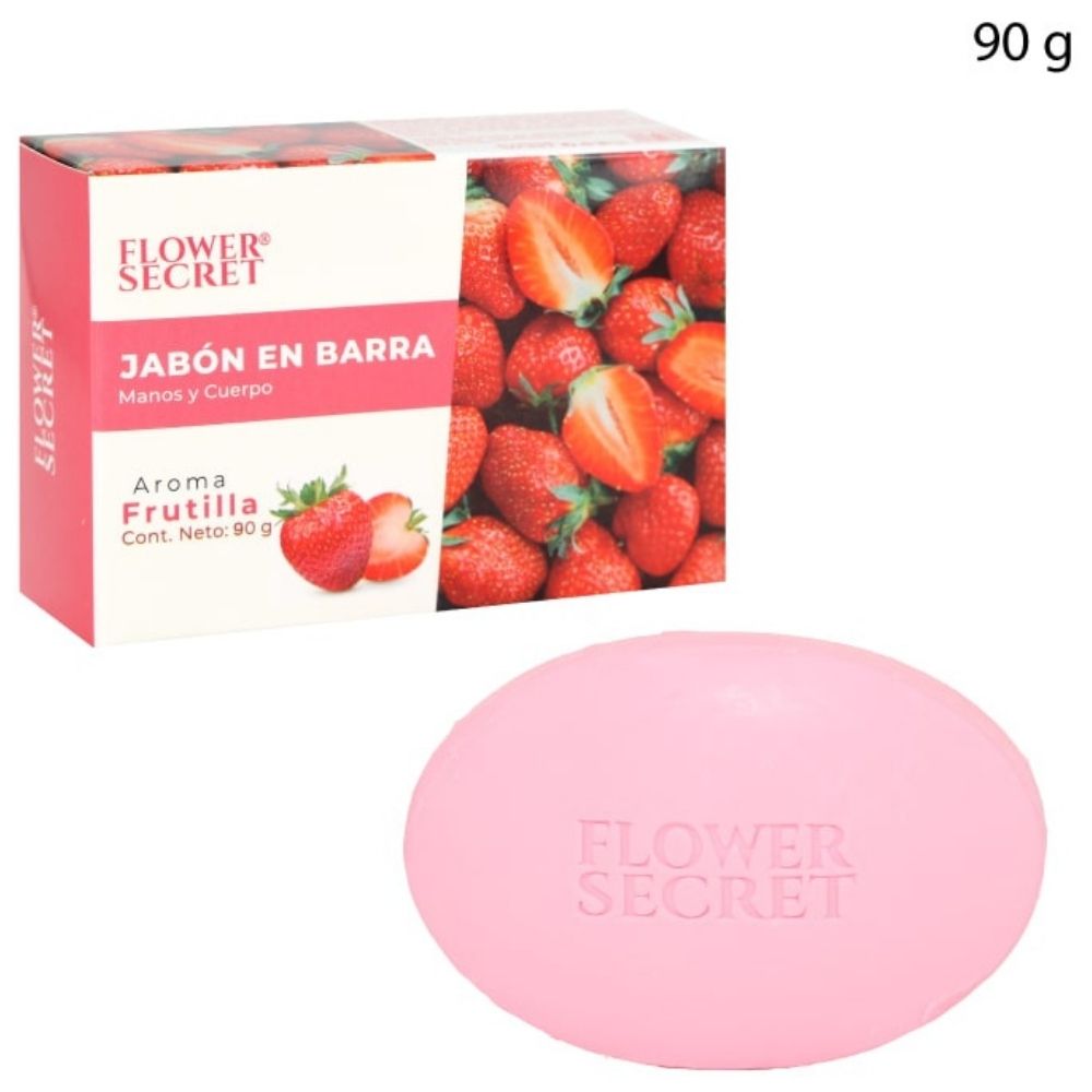 JABÓN EN BARRA AROMA Frutilla 90G