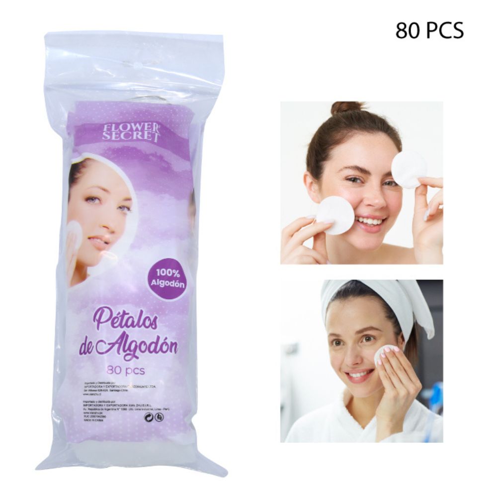 PÉTALOS DE ALGODÓN DESECHABLE 80PCS