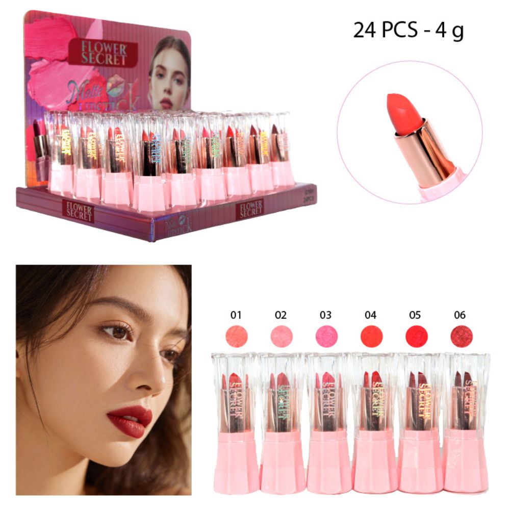 LABIAL MATTE EN BARRA 6 TONALIDADES 4G
