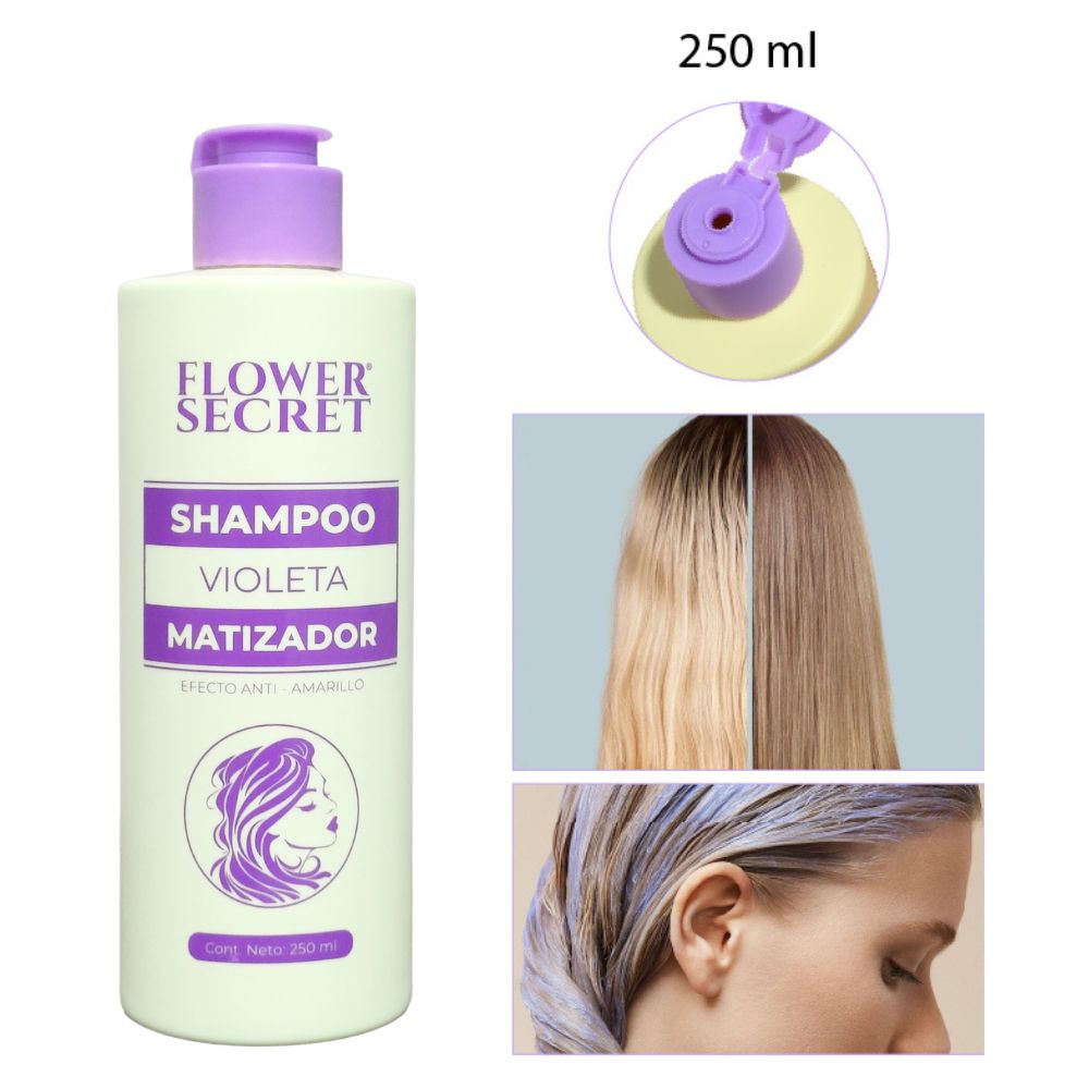 SHAMPOO MATIZADOR VIOLETA EFECTO ANTI-AMARILLO - 250ML
