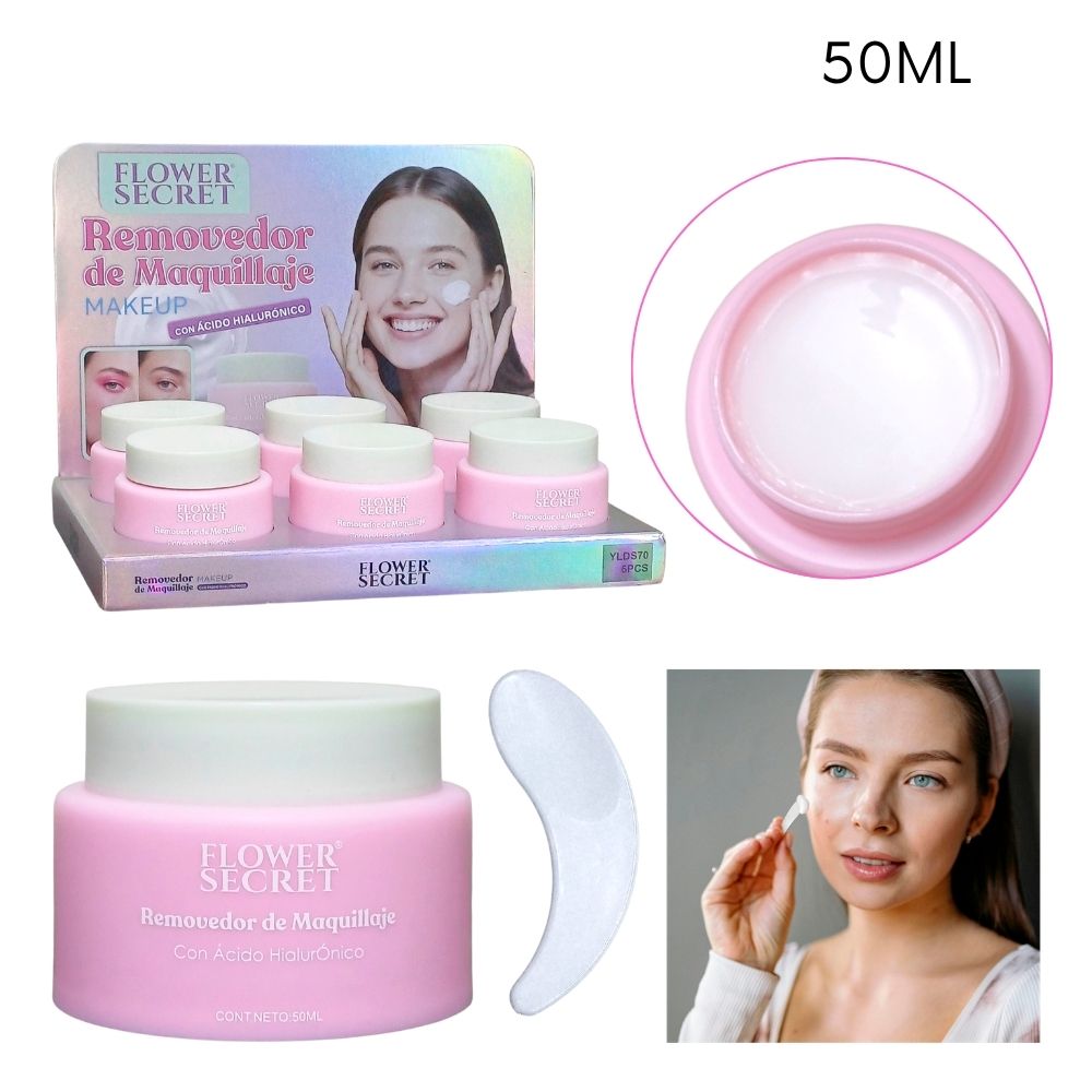 REMOVEDOR DE MAQUILLAJE CON ÁCIDO HIALURÓNICO 50ML