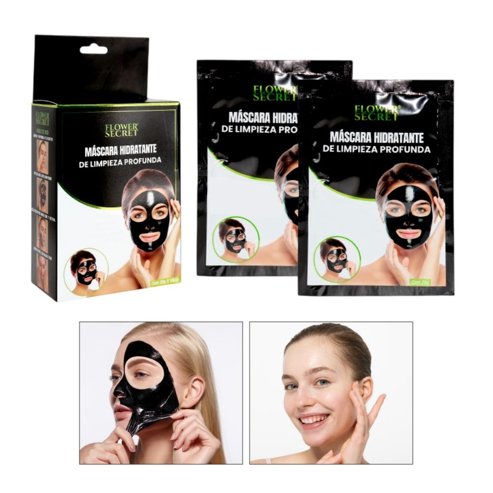 MASCARILLAS DE LIMPIEZA PROFUNDA 20 GR -10PCS