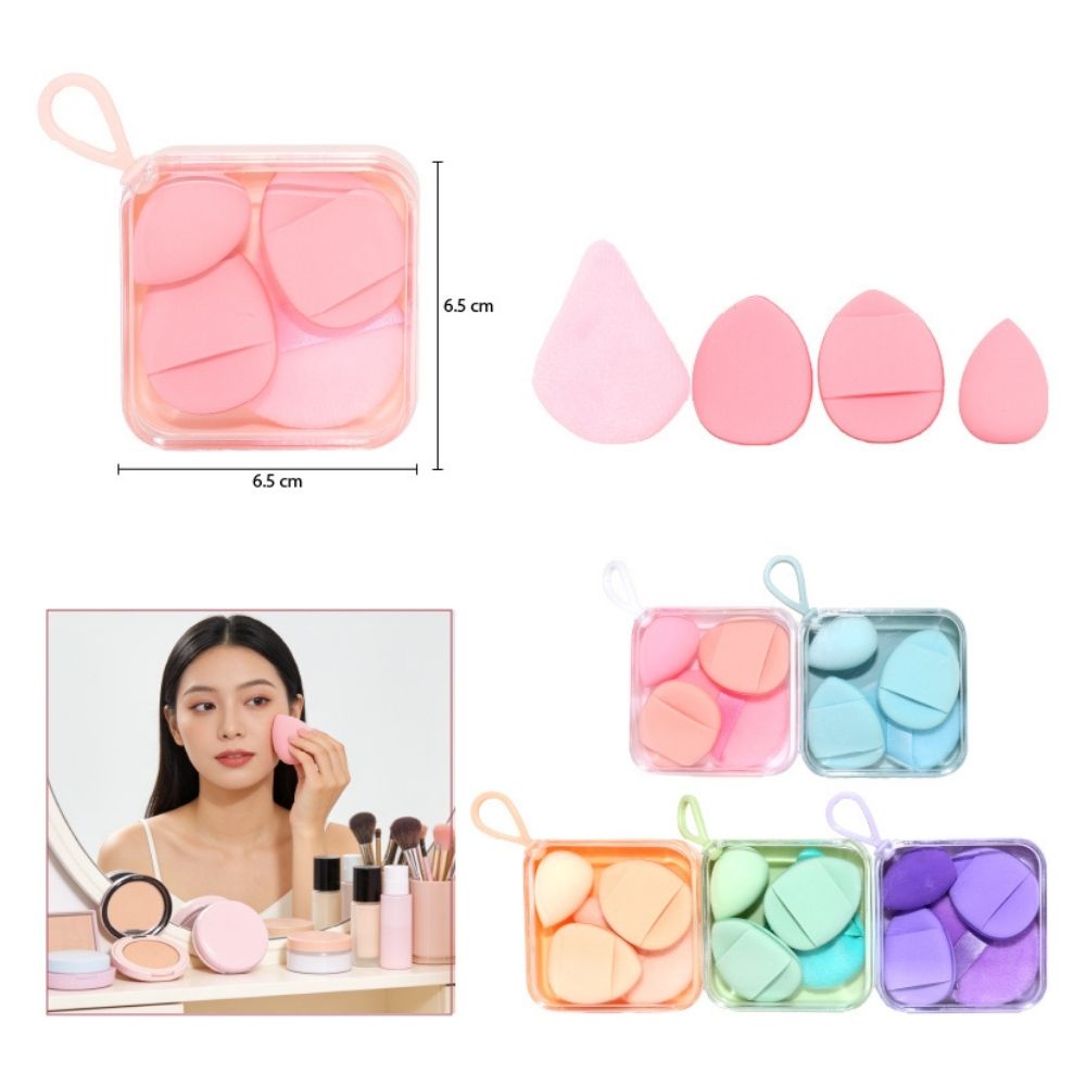 SET DE DEDALES PARA MAQUILLAJE SET DE 4PCS